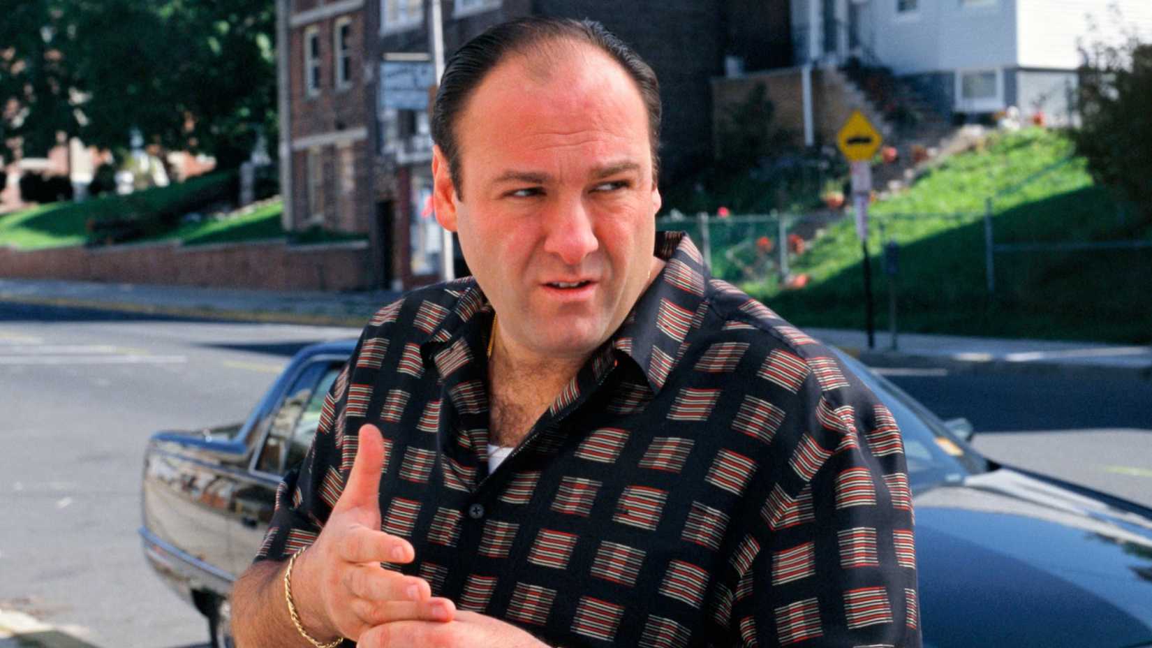 Tony Soprano in a promotional picture for The Sopranos