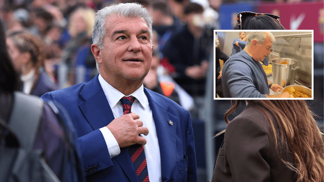 Joan Laporta Continues His Campaign for the Barcelona Presidency by Offering Food - beIN SPORTS
