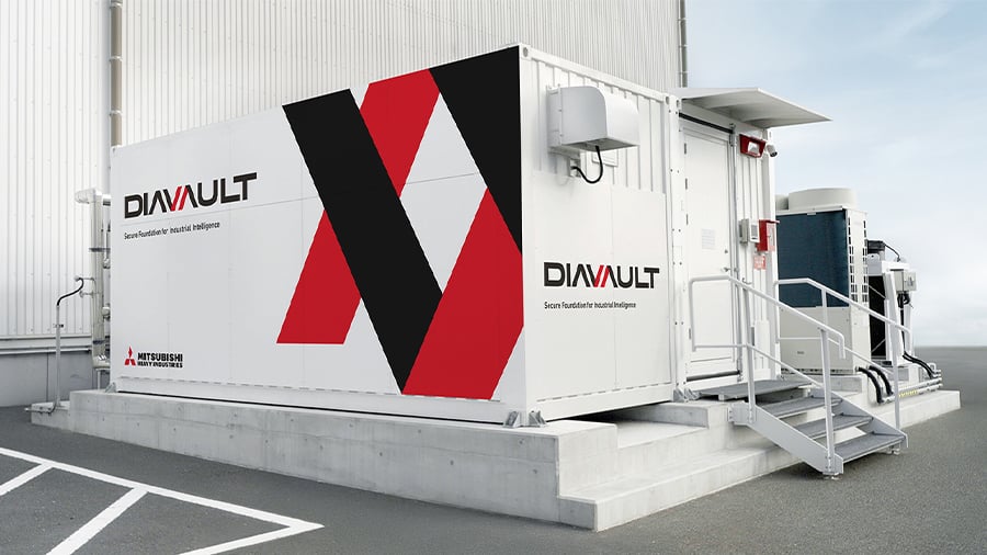MHI Unveils "DIAVAULT," a Secure, High Performance Edge Data Center Platform
