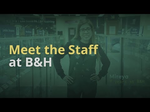 Our goal at B&H is to help you find the products best suited for your creative needs. With over 1000 talented employees, our staff will guide you through the process of identifying exactly which gear is right for you.