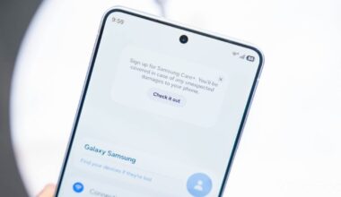 Samsung Care+ now has a huge ad in Galaxy S26 settings
