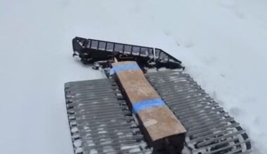 A Minimalist Remote Control Snowplow