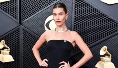 Hailey Bieber Does Sleek, Date-Night Black With Justin at the 2026 Grammy Awards