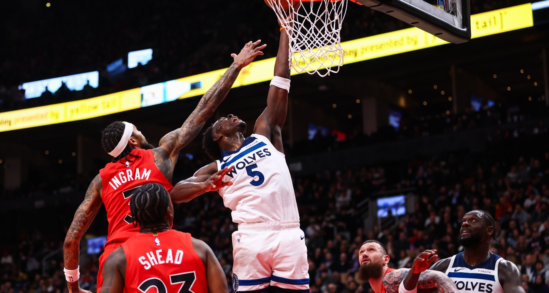 Edwards Scores 30 Points As Timberwolves Rally for 5th Win in Six Games, Beat Raptors 128-126. - NBA