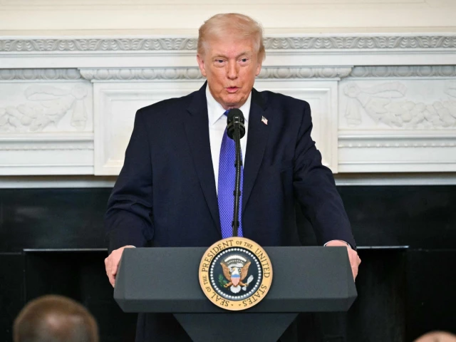 us president donald trump speaks during a working breakfast with governors at the white house in washington dc us february 20 2026 afp