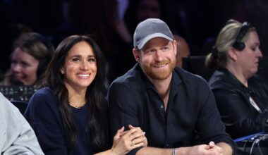 Meghan Markle and Prince Harry Coordinate Courtside at the NBA All-Star Game