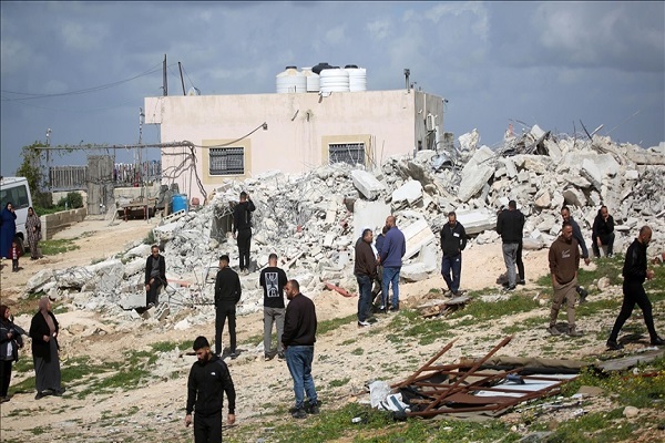 Israeli Demolishes Palestinian Family Home in WB, Displacing 21