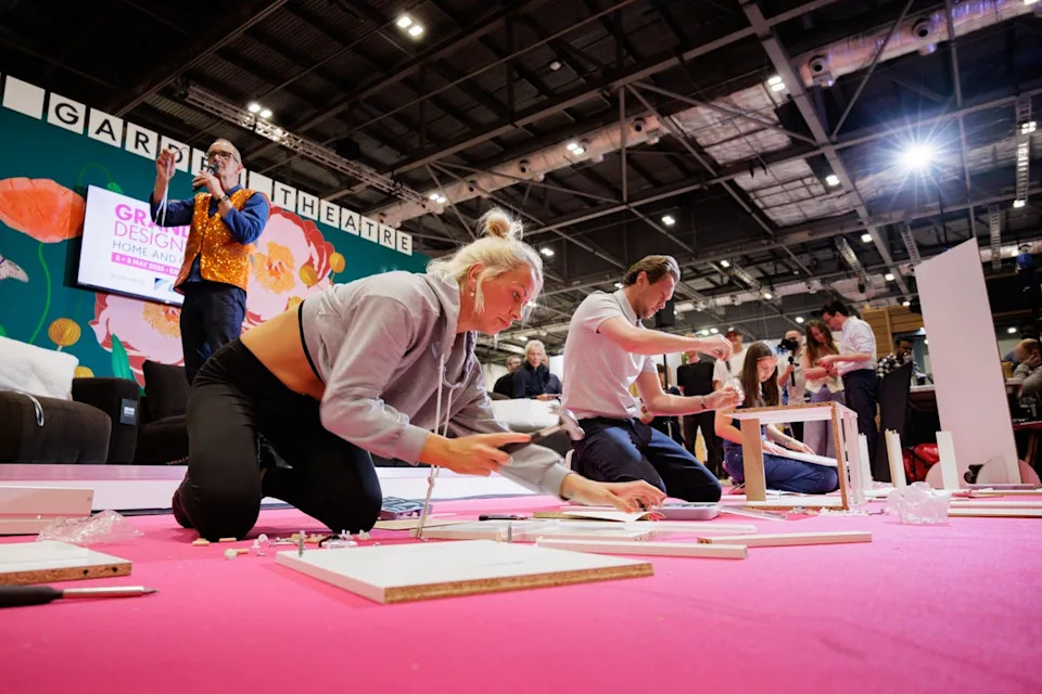 She completed a bedside table in nine minutes and 33 seconds (Sam Frost Photography/PA Real Life)