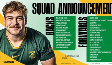 Foote names exciting SA U20 squad for Georgia tour