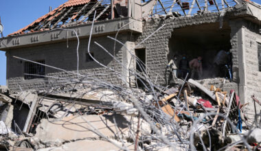 Israeli airstrikes in eastern Lebanon kill 8 Hezbollah members, officials say