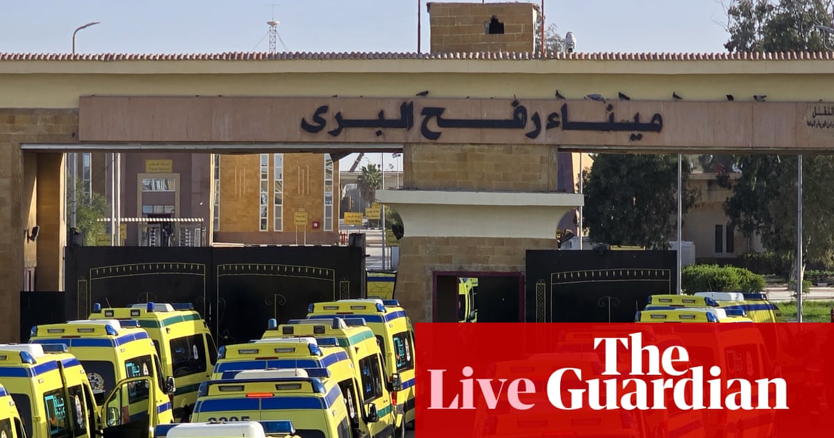 Gaza’s Rafah border crossing with Egypt reopens for limited travel – latest updates | Gaza