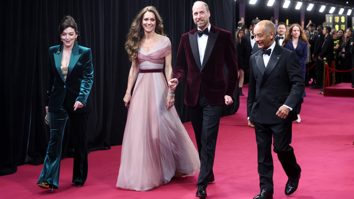 William and Kate at Baftas in first joint outing since Andrew’s arrest
