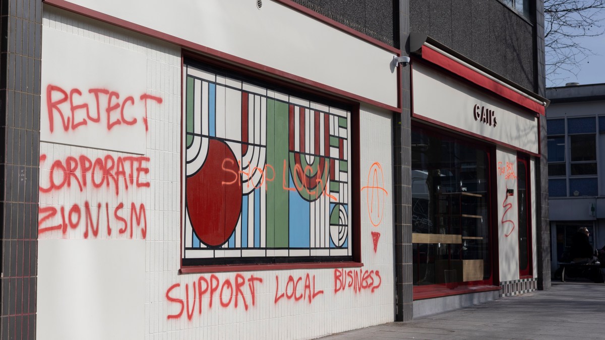 Gail’s bakery repeatedly targeted in anti-Zionist vandalism