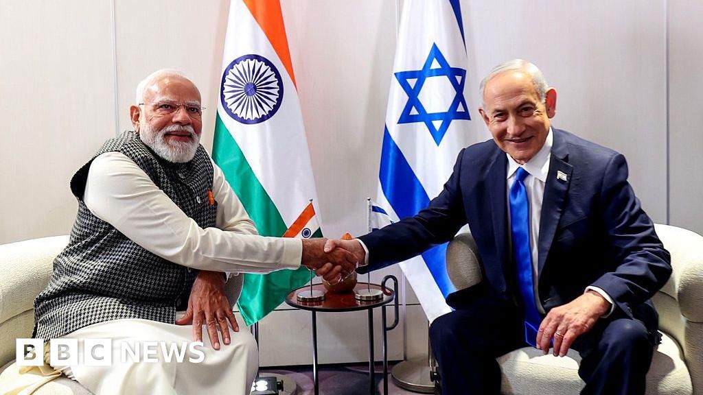 India and Israel pledge to boost ties in defence and technology - BBC