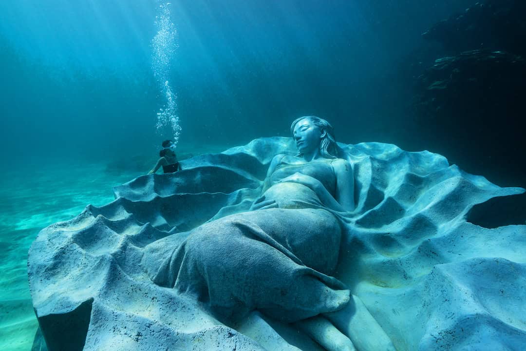This underwater sculpture will soon be a sanctuary for marine life