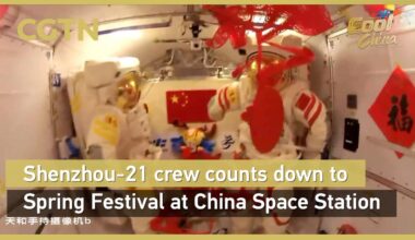 Shenzhou-21 crew counts down to Spring Festival at China Space Station - news.cgtn.com