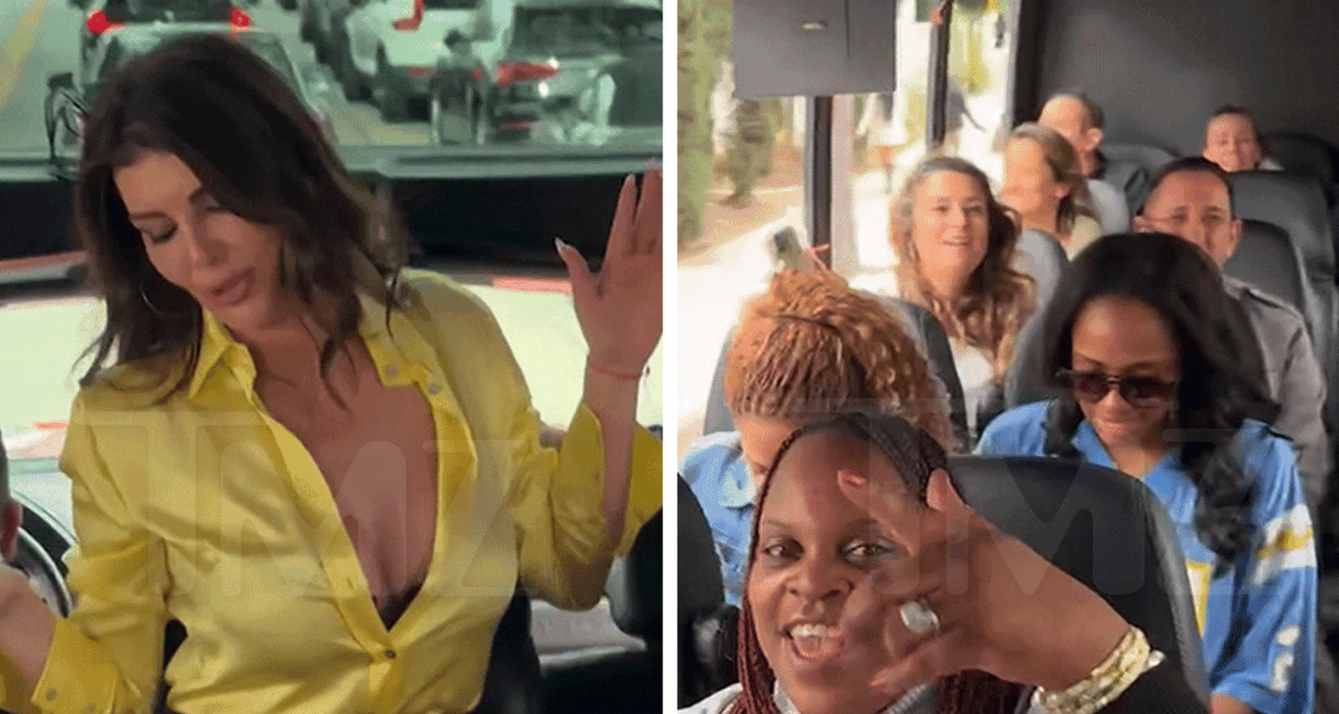 Former Miss Universe Albania Angela Martini Pulls Oracle Cards on 'TMZ Brunch Bus'