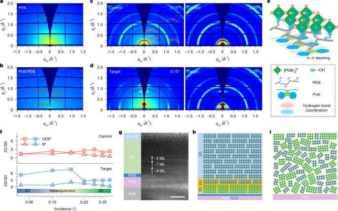 Maximizing perovskite electroluminescence with ordered 3D/2D heterojunction