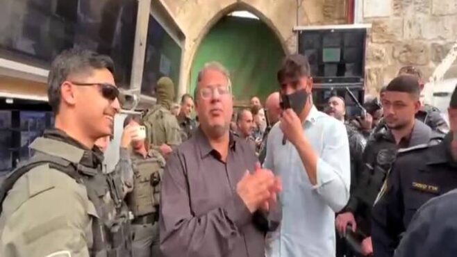 Controversial Israeli minister enters area around Al-Aqsa Mosque on first Friday of Ramadan｜Arab News Japan
