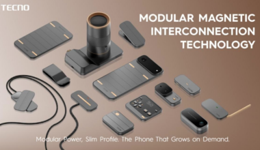 Tecno just unveiled a ridiculously thin modular smartphone concept design