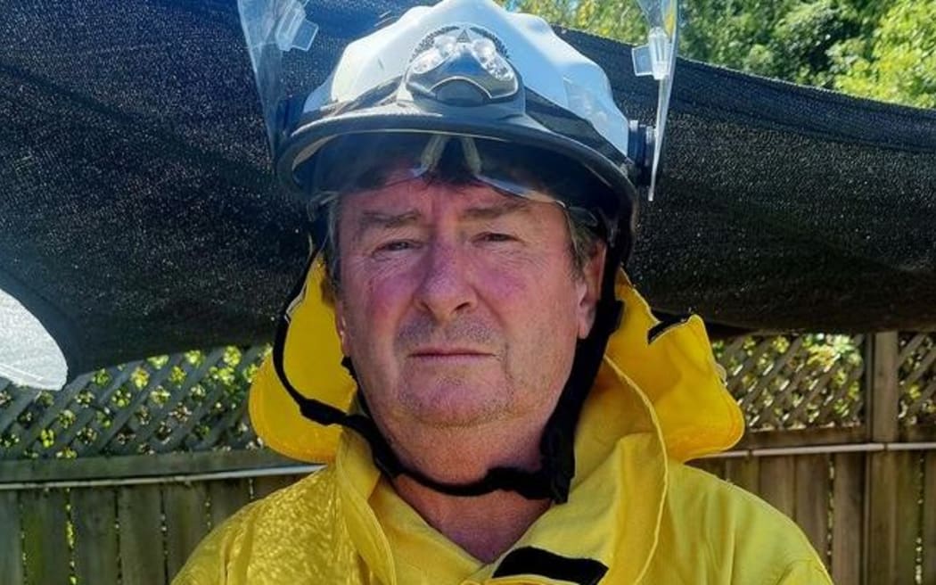 Emergency volunteer Peter Ottley.
