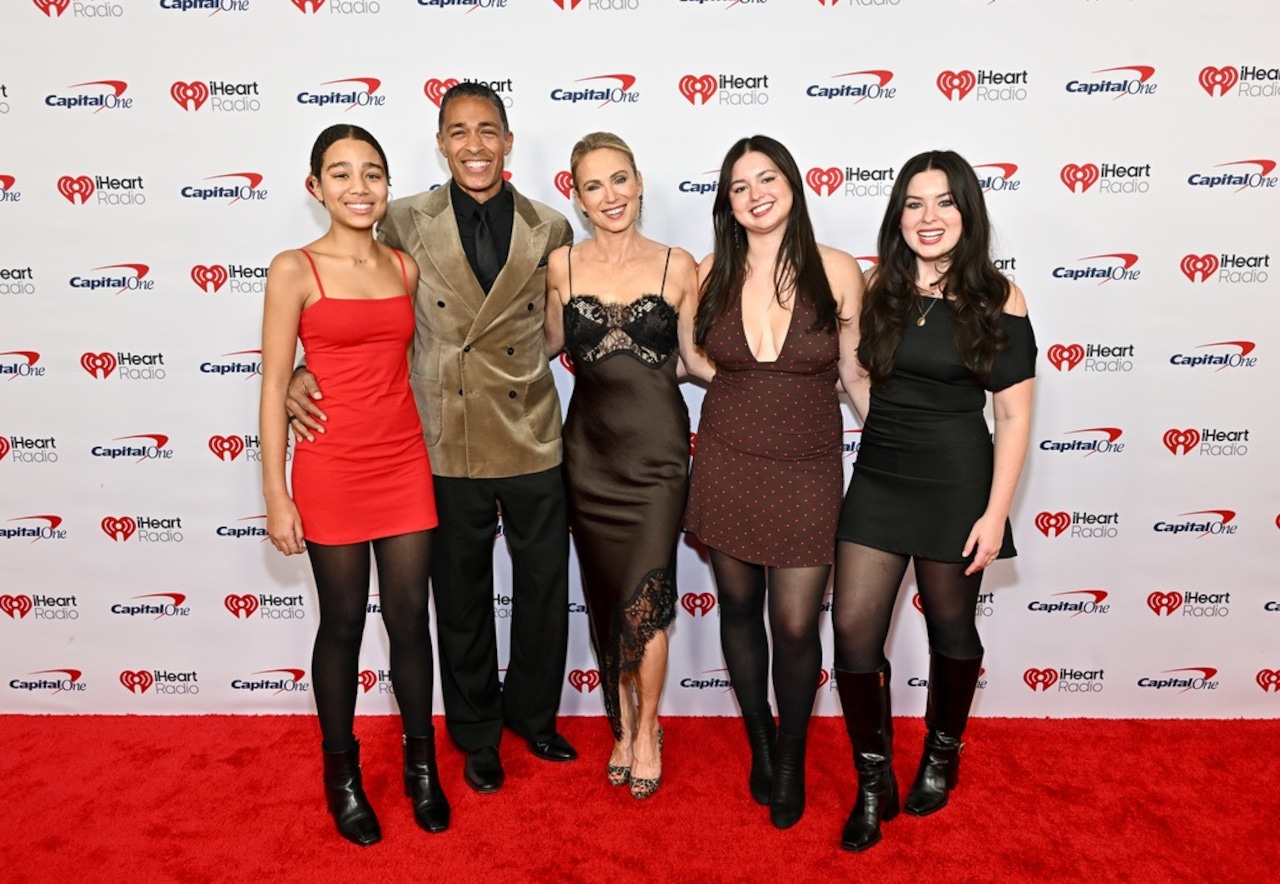 T. J. Holmes, left, and Amy Robach