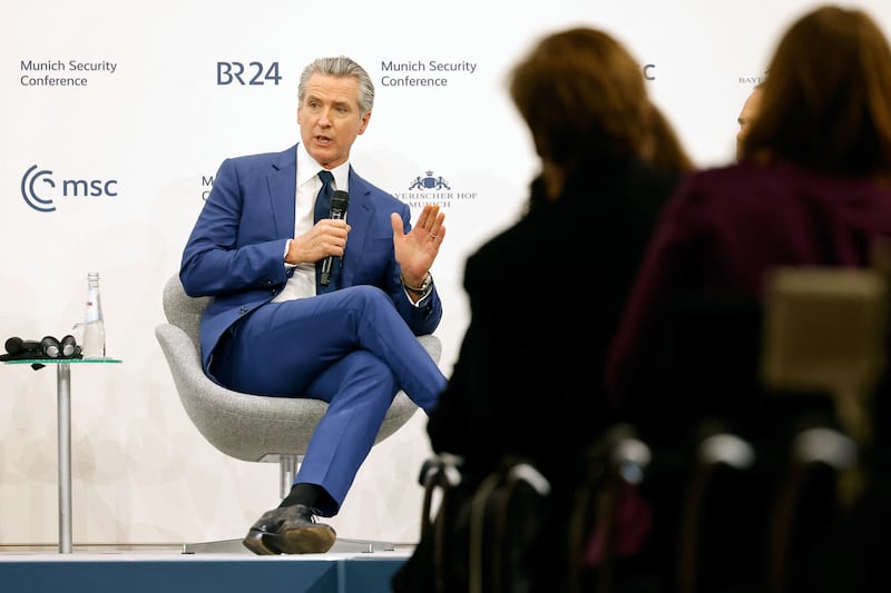 California governor Gavin Newsom. Photograph: Alexandra Beier/AFP via Getty Images