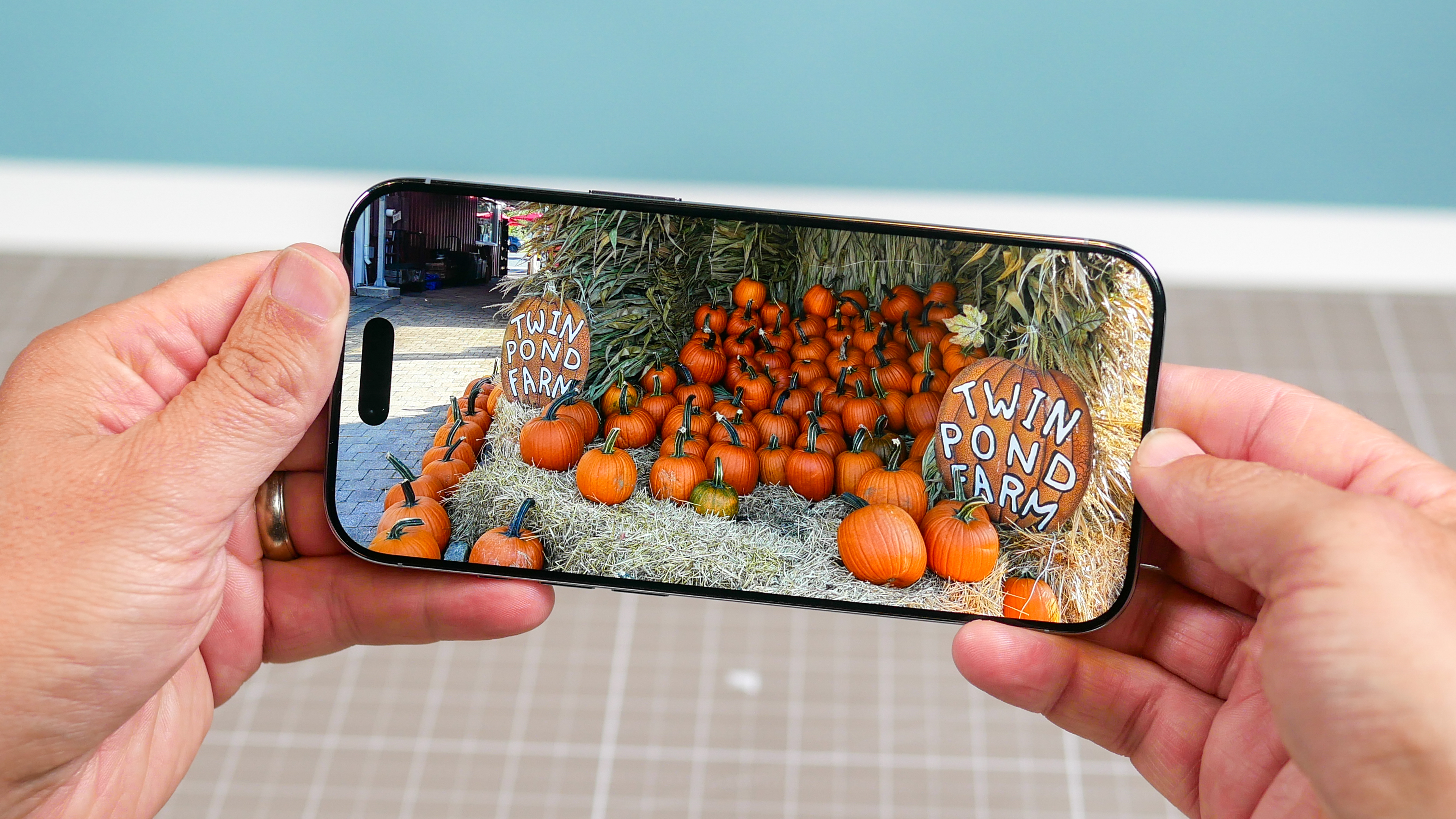 iPhone Air shown in hand