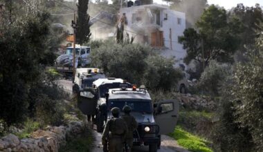 Israeli forces detain 32 Palestinians in raids across occupied West Bank
