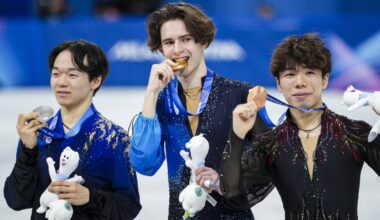 Japan's Yuma Kagiyama matches Beijing performance with silver medal