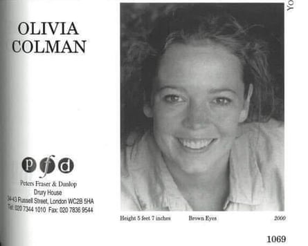 Olivia Colman’s Spotlight listing from 2000