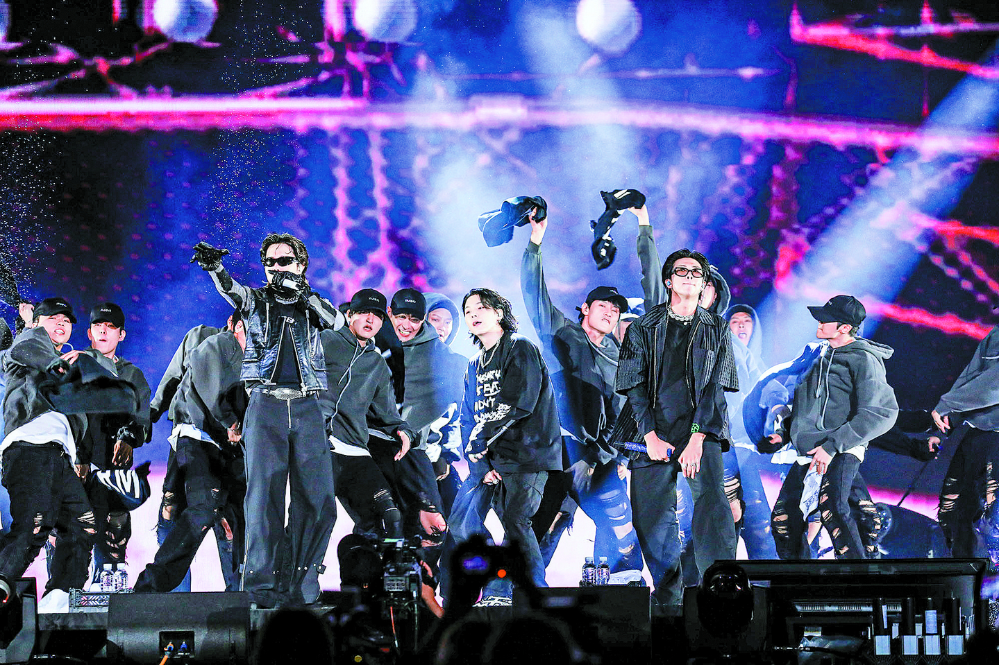 BTS performs during the “BTS in BUSAN” concert held in support of Busan’s bid to host the 2030 World Expo at Busan Asiad Main Stadium in Yeonje District, Busan, on Oct. 15, 2022. [BIGHIT MUSIC]