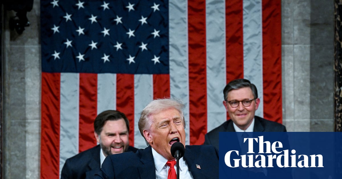 First Thing: Trump claims a year of wins and attacks old foes in longest State of the Union | US news