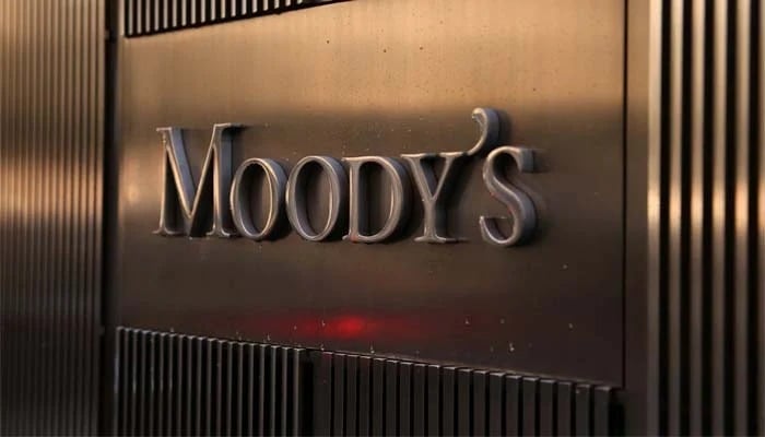 Signage is seen outside the Moodys Corporation headquarters in Manhattan, New York, US, November 12, 2021. — Reuters