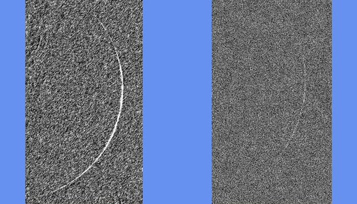 Rare daylight images of the Ramadan moon captured in Abu Dhabi on February 18, 2026. — X/@AstronomyCenter