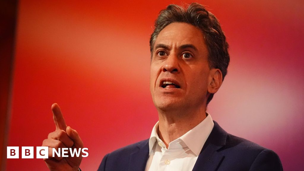 Ed Miliband says climate impact of data centres is uncertain - BBC