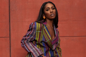 Tiwa Savage is a Nigerian Afrobeats musician