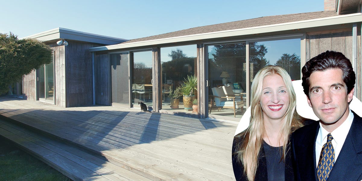 JFK Jr. and Carolyn Bessette Spent Their Summers In This Hamptons House