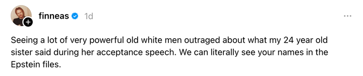 Screenshot Finneas O’Connell via Instagram Threads