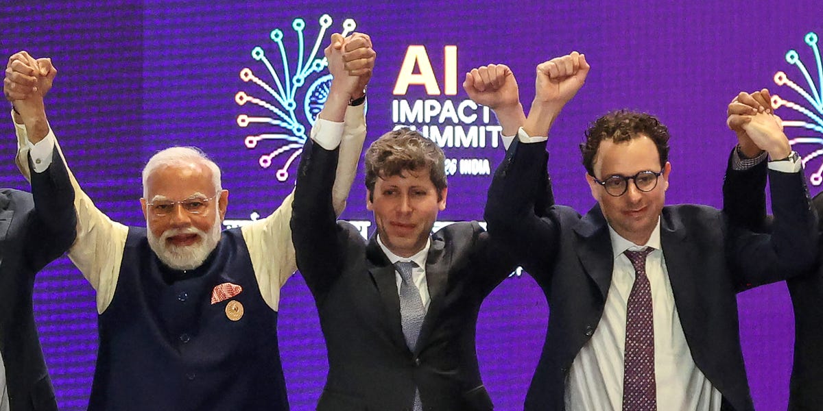 AI's Top Leaders Got Corralled Into Holding Hands