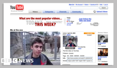 First YouTube video and watchpage on display at Victoria & Albert Museum - BBC