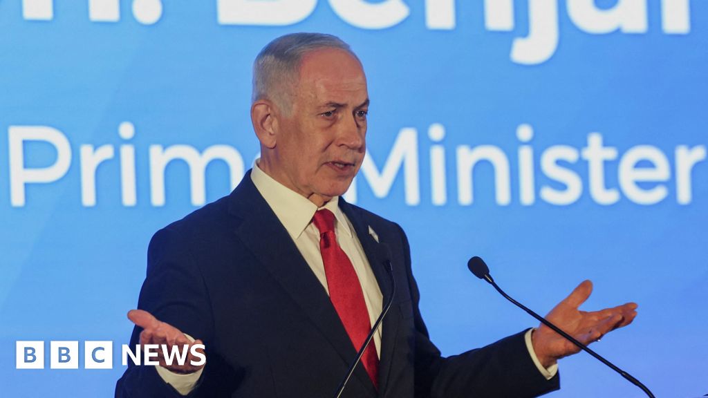 Iran must abandon enriched uranium and not produce more, Netanyahu says - BBC