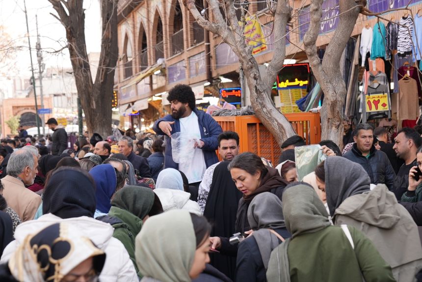 Customers and vendors at Tehran’s Grand Bazaar, where the latest protests began, have been troubled by soaring inflation nationwide.