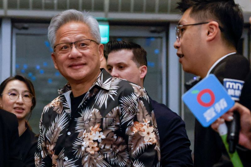 'People's dad' Jensen Huang praises, pushes Nvidia suppliers on mobbed Taiwan visit