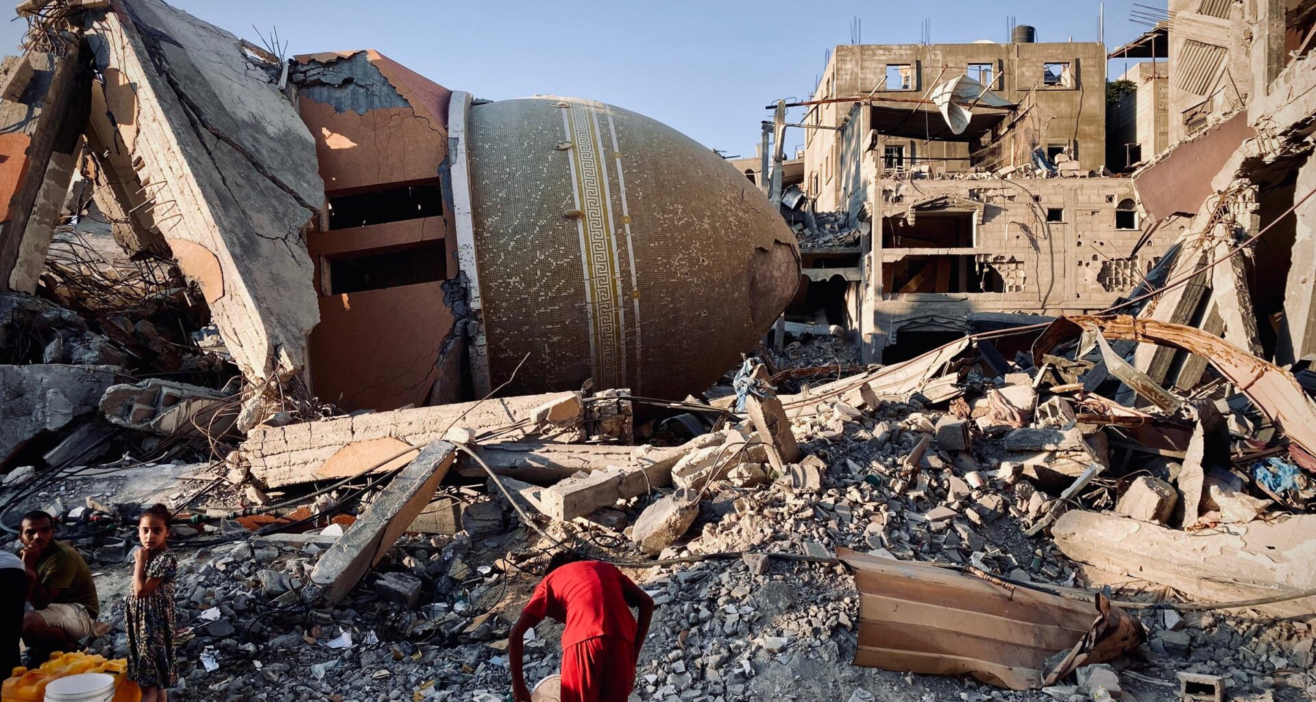 More than 90 percent of Gaza buildings were destroyed in the war