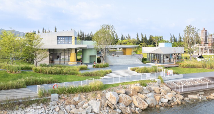 Nerve Lab. Experimental Sports Support Buildings on Double Happiness Island / Studio 10 - Exterior Photography