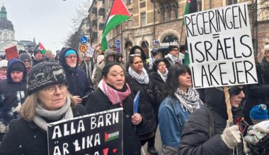 Hundreds protest in Stockholm to denounce Israel’s latest measures aimed at annexing West Bank – Middle East Monitor