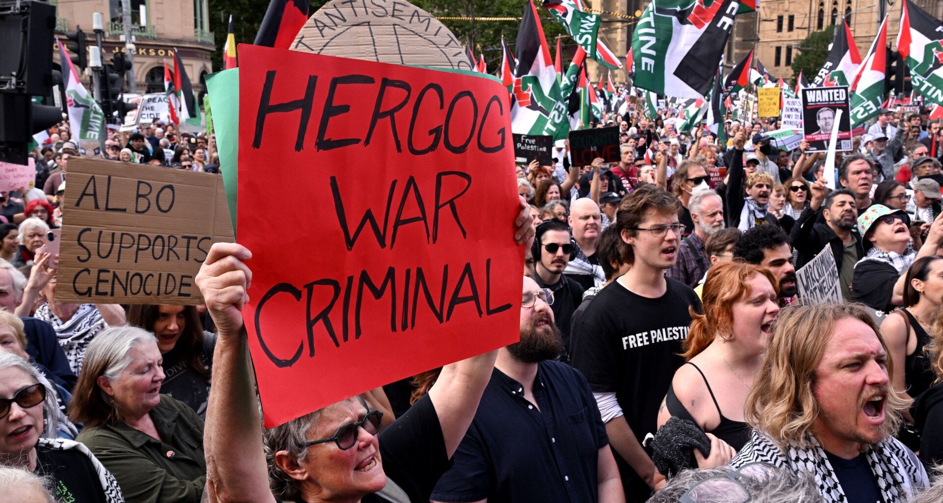 Thousands protest against Israeli President Herzog’s Australia visit | Gaza News