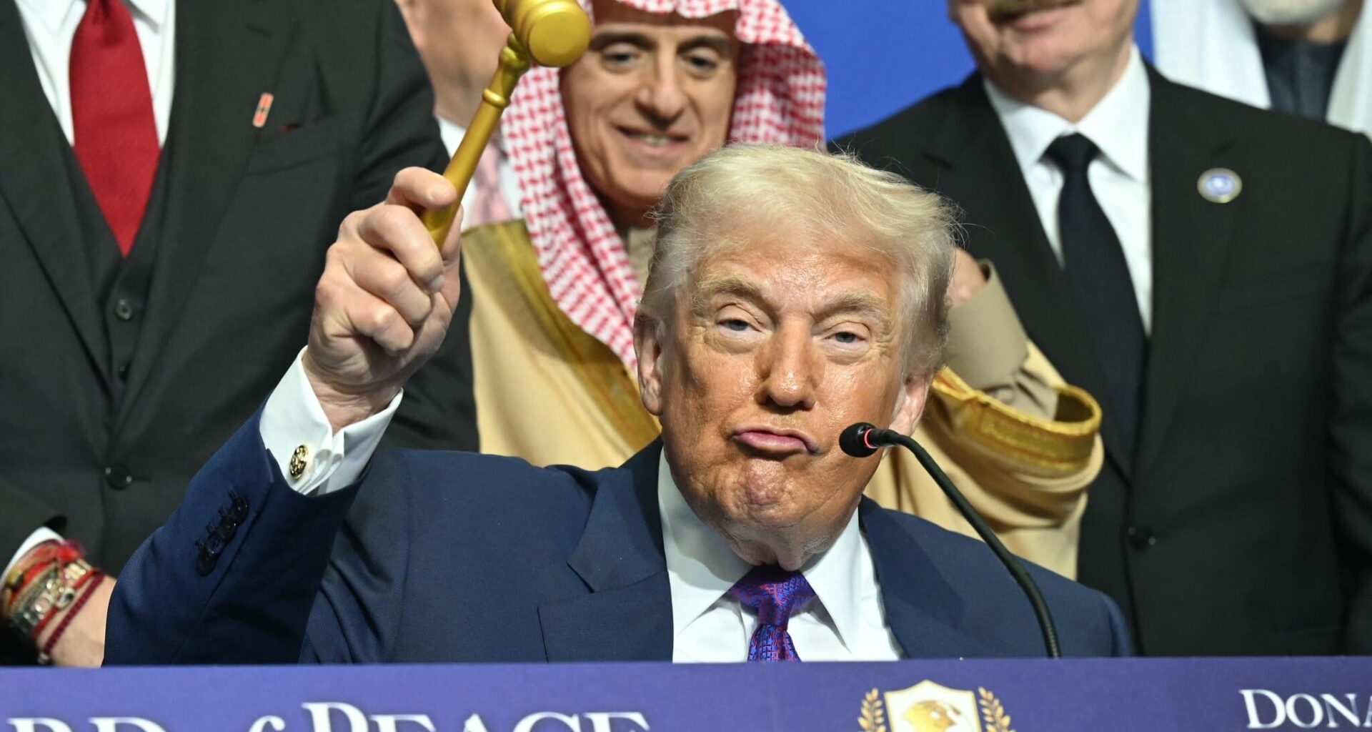 Trump announces $17 billion in pledges for Gaza at inaugural Board of Peace confab