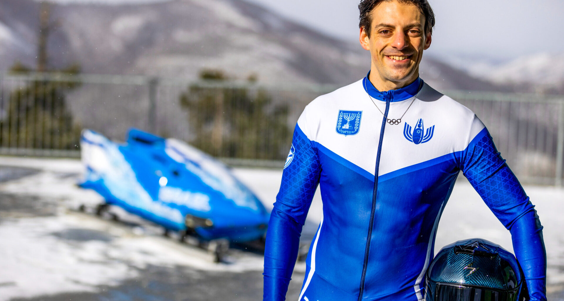 Jubilant Israeli team celebrates last-place finish in Olympic 2-man bobsleigh event